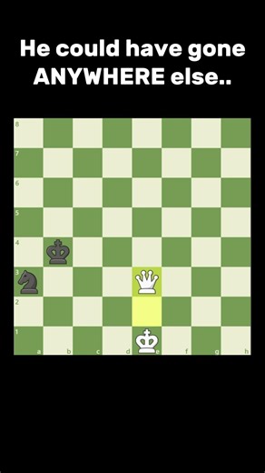 He could have gone ANYWHERE else.. #chess #memes #lol #fyp