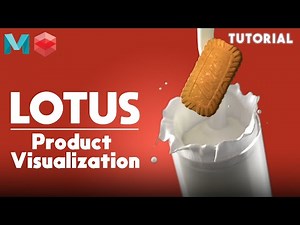 Bifrost Milk Splash with Lotus Biscuit - 3D Product Visualization - Tutorial