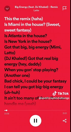 Big Energy (Remix) - Latto ft Mariah Carey & DJ Khaled (Full Song) #bigenergy #fullsong #spotify #remix #latto #mariahcarey #DJKhaled #fyp