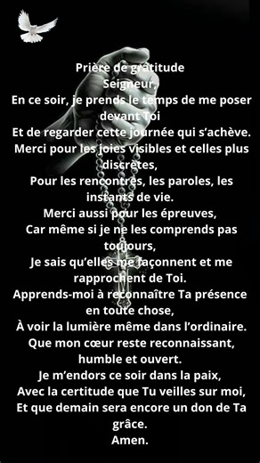 Evening prayer of gratitude 🙏 Thanking God before going to sleep