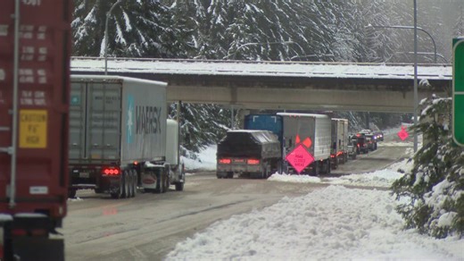 Interstate 90 opens in both directions through Snoqualmie Pass after significant snowfall