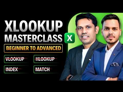Excel XLOOKUP Masterclass | Step by Step tutorial from Beginner to Advanced