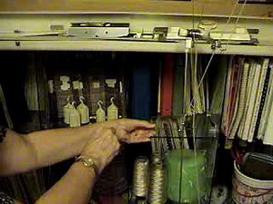 Before Knitting, Threading Machine
