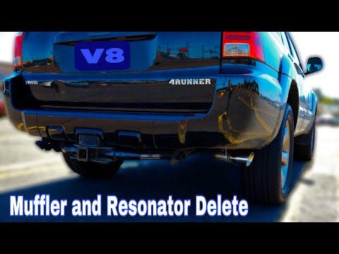 4th Gen 4Runner Muffler and Resonator Delete | 2007 v8 4Runner