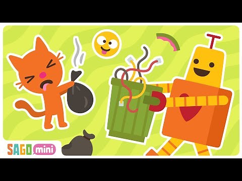 GARBAGE CLEAN UP! Read Aloud for Kids 📖🚛 | Read Along Stories for Kids | Sago Mini Storytime
