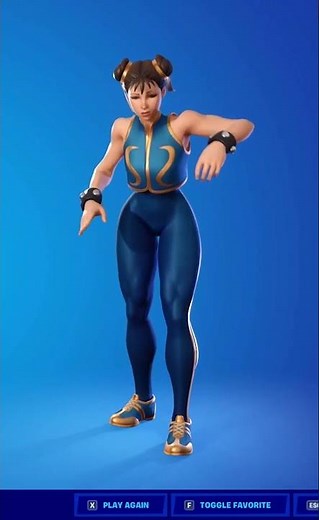 Chun Li Being Sus Again!! 🍑❤️🍑 FORTNITE *THICC* STREET FIGHTER SKIN CHUN-LI