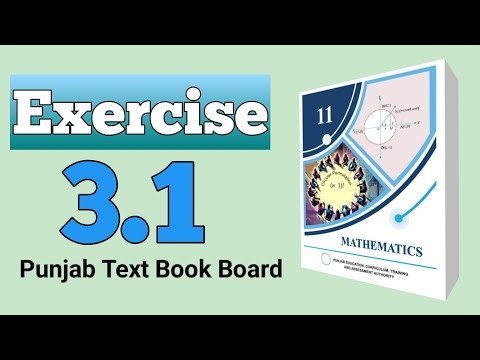 Exercise 3.1 class 11 maths || PCTB New Book 2025 || Ex 3.1 class 11 maths PCTB || Calculus Corner