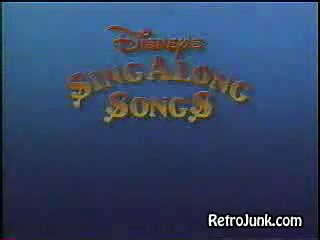 Disney Sing-Along Songs Promo | Commercial | Retro Junk