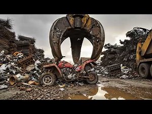 Heavy Steel Grab – Magnet Arm Working at Full Force