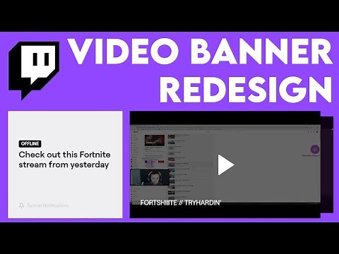 🦍 How to Design a Twitch Video Panel // Video Banner Tutorial