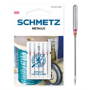 Schmetz Metallic Machine Needles Size 80 Pack of 5