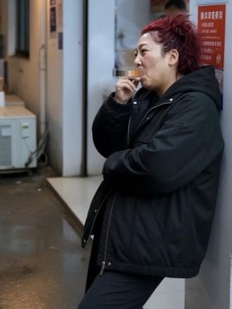 Part3 在超市后门吞云吐雾的二人东北版 雨姐，今天小雨怎么不在未经许可不要搬运！吸烟有害身体健康，视频中均为道具且已打码#在超市后门吞云吐雾的二人 #在超市后门吞云吐雾的两人