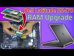 Dell Latitude E5470 Laptop RAM upgrade.How to install ram in Dell Latitude E7270, E5470 laptop.