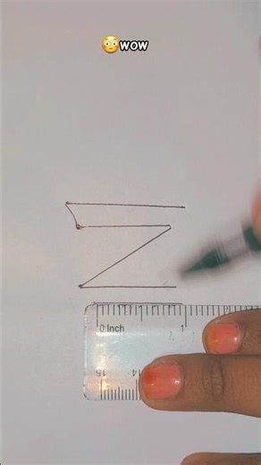 N letter art ✨🌸 Easy & aesthetic design! #viral #trending #shorts #initials #love