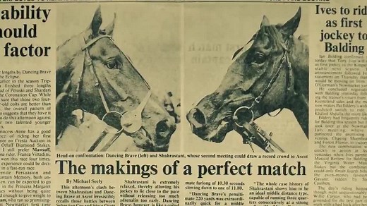 DANCING BRAVE was foaled 39 years ago #OnThisDay! 🐴 📹 Let's have a look back on his amazing journey to success in the 1986 #KingGeorge race. | Ascot Racecourse