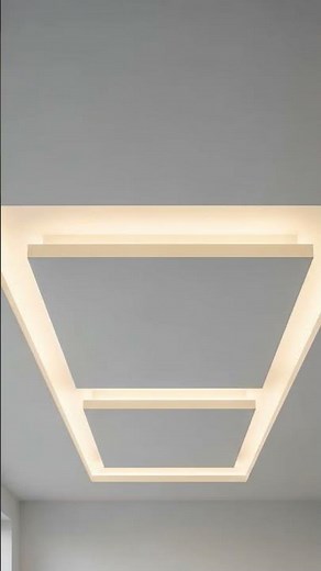 Zero Shadow Floating Ceiling Design 2025 | Modern LED Strip False Ceiling Ideas