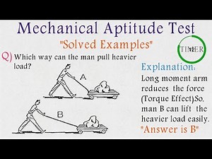 Mechanical Aptitude Test Solved & Explained | Mechanical Comprehension Test |