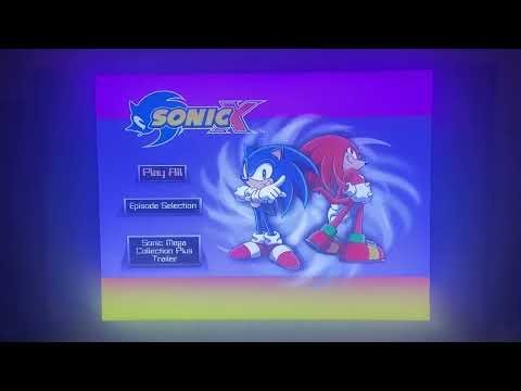 DVD Menu Walkthrough to Sonic X: Volume 2 2003 DVD (Australia)