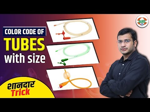 Color Code Of Tubes With Size - Shandaar Trick 🔥🔥 | Quick Learning Series by Siddharth Sir