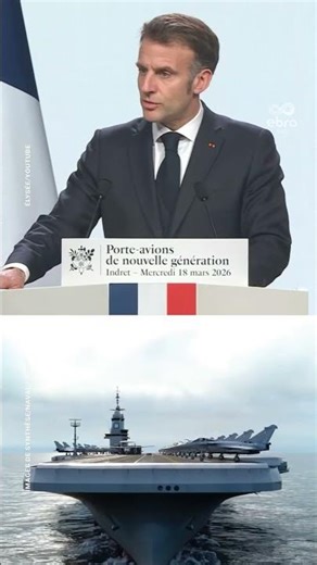 Emmanuel Macron annonce que le nouveau porte-avions s'appellera France libre