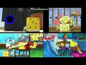 Spongebob Sparta Space Empire Remix Quadparison
