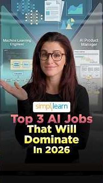 Top AI Jobs That Will Dominate in 2026 | Career Guide | #shorts | #simplilearn