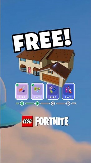 FREE Simpsons House + Decor Build in Lego Fortnite! #LEGO #FORTNITE