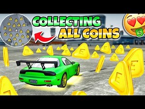 Collecting All Coins🤑| From The Whole Map😱| Extreme Car Driving Simulator🔥|