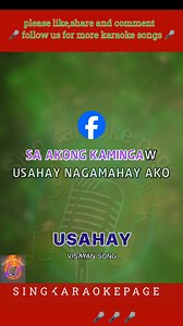 USAHAY Visayan song #karaoke #videoke | SING Karaoke PAGE