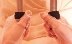 Mic Scratching Touching Squeezing Sounds With Plastic Glove No Talking