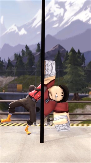 Scout And Heavy Became Roblox 🙄 Team Fortress Funny Animation #tf2 #memes #animation