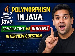 Java Polymorphism Explained 🔥 Compile Time vs Runtime | Real Example | Interview Questions #29