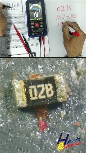 02B EIA-96 / E96 SMD Code Resistor Explained | 1.02KΩ Precision Resistor #Shorts