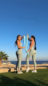 2.4K views · 34 reactions |  Banded Upper Body Workout- Chest, Back & Shoulders  Crush your upper body at home with just a resistance band! outfit & bands @bettermestore 20% OFF code- OLESIA20 Focus on controlled movements to target your | Olesia Shevchuk | Facebook