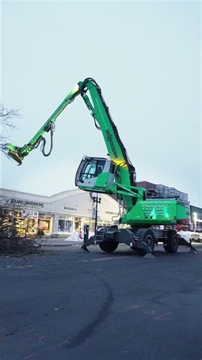 Downtown West Hartford, CT Tree Removals | Sennebogen 728
