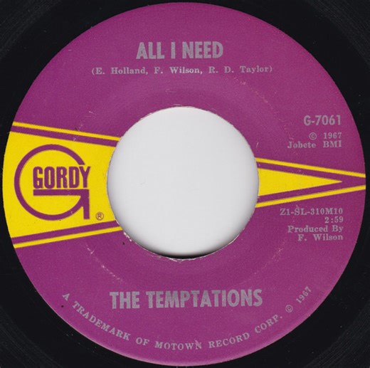 The Temptations - All I Need
