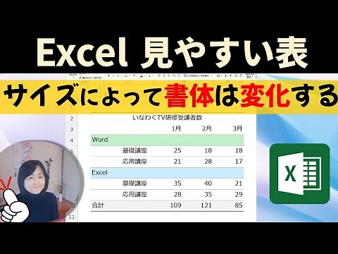 初心者の為のExcel講座｜見やすい表の作り方とは（Microsoft Office Trainer）が教える初心者の為のExcel
