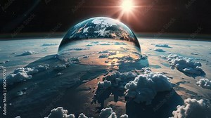 Flat Earth Reality: A Cosmic Perspective on Earth Encased in a Transparent Dome