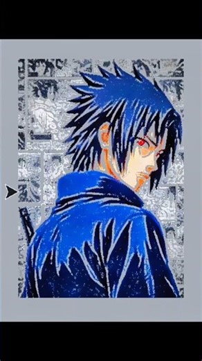 Sasuke Recreated Entirely in Code #shorts #anime #naruto
