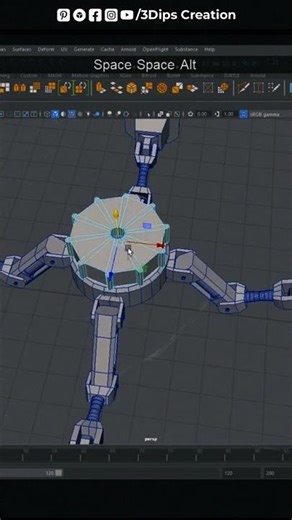 War Robot 3D Modeling Timelapse 🔥 Autodesk Maya #Shorts #3dartist #youtubeshorts #3dmodeling