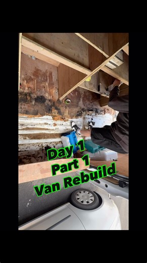 Day 1, Part 1 of the van rebuild 🚐💥 The water damage was way worse than I thought. So… if I’m ripping it all out, I might as well rebuild the entire van from the ground up! 🛠️ It’s going to be a long journey, but I’m ready for it. Let’s turn this disaster into something amazing. Follow along for the chaos, the lessons, and (hopefully) the glow-up 👀✨ #VanLifeRebuild #VanConversion #DIYVanBuild #VanRestoration #VanRenovation #TinyHomeOnWheels #VanLifeJourney #VanBuildSeries #VanMakeover #Proje