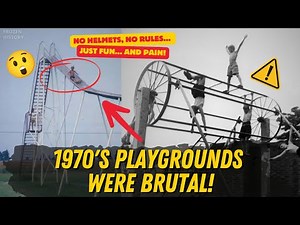 🔥Dangerous Playgrounds of the 1970s: Photos That Prove Safety Wasn’t a Priority! Fun and Dangerous!🚀
