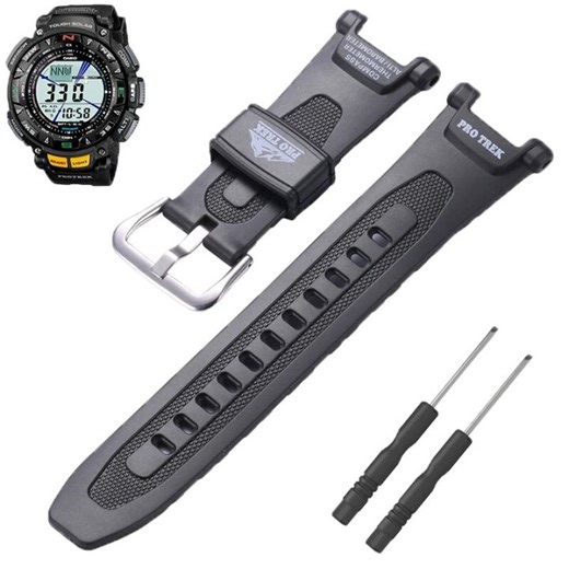 Rubber Strap Suitable for Casio Protrek Prg-240 PRG-40 Prg240T Prg40T Pathfinder Series Men's Sport Waterproof Watch Band Accessories | Lazada PH
