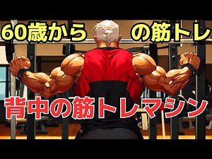 【60歳からの筋トレ】ゼロからはじめる背中の筋トレマシン完全解説。