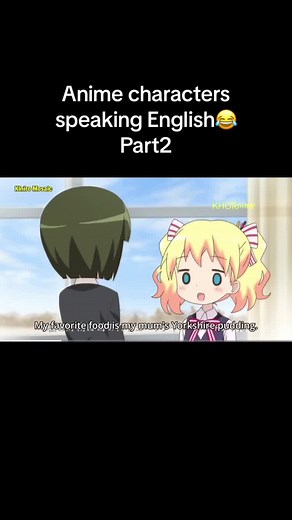 Anime Characters Speaking English Compilation