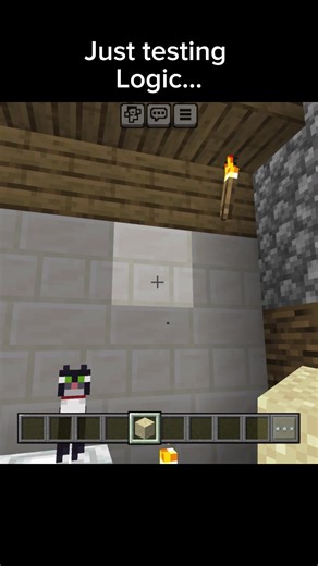 Just testing logic… #minecraft #fyp #logic | minecraft