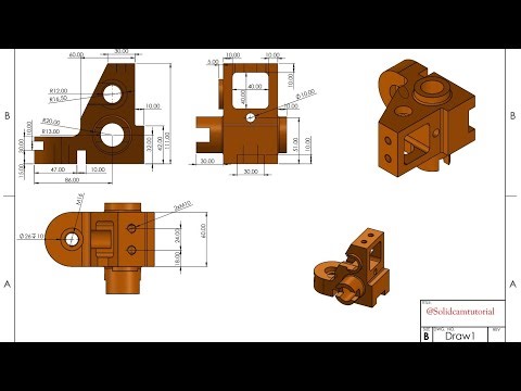 Create a Parts in Solidwork #autocad #solidworksassembly #solidworks