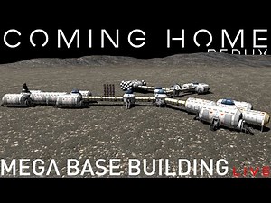 KSP Mega SURFACE BASE designing! | Coming Home Redux | Livestream