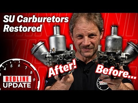 Our Classic Mini engine gets its SU carburetors restored
