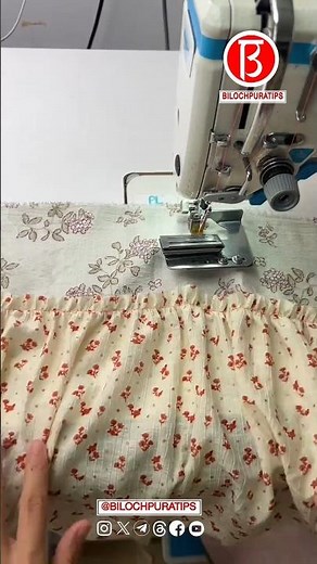 Sewing Tools And Tutorial New Upper-Gathering, Lower-Flat Shirring Presser Foot